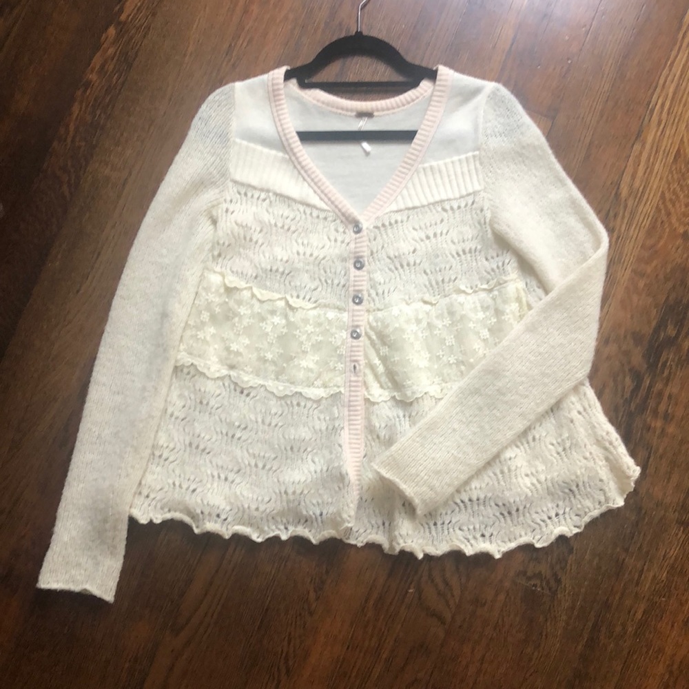 Free people knit cardigan